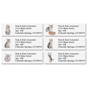 Kitty Cat Classic Address Labels (6 Designs)