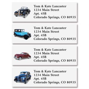 Classic Cars Classic Address Labels (4 Designs)