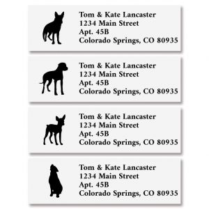Dog Buddies Classic Address Labels (4 Designs)