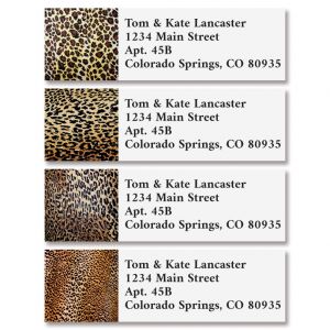 Wild Print Classic Address Labels (4 Designs)