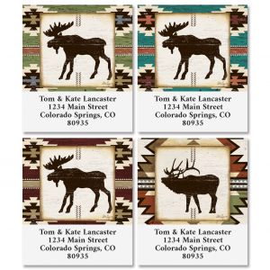 Rustic Lodge Select Address Labels (4 Designs)