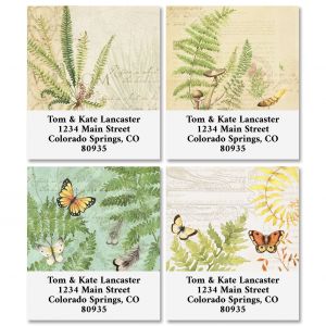 Ferns Select Address Labels (4 Designs)