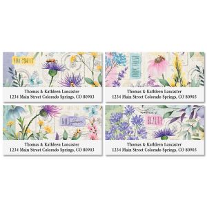 Wildflower Sanctuary Deluxe Address Labels (4 Designs)