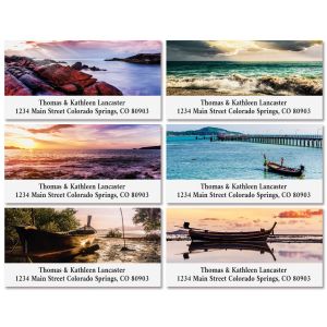 Tropical Twilight Deluxe Address Labels (6 Designs)