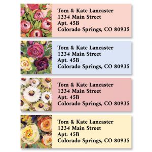 Floral Painting Classic Address Labels (4 Designs)