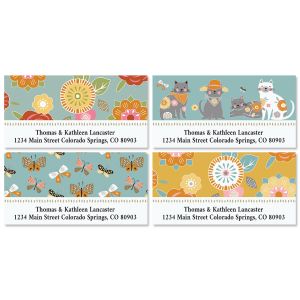 Cat Patch Deluxe Address Labels (4 Designs)
