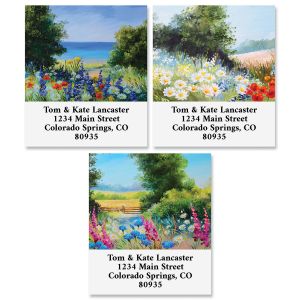 Fields Of Flowers Select Address Labels (3 Designs)