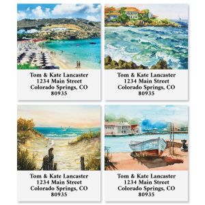 Seaside Scenes Select Address Labels (4 Designs)