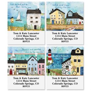 Down By the Sea Select Address Labels (4 Designs)