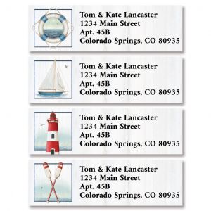 Yacht Club Classic Address Labels (4 Designs)