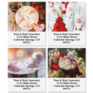 Marshmallow Holidays Select Address Labels (4 Designs)