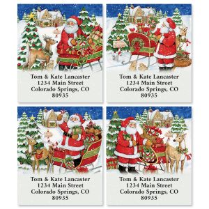 Santa’s Workshop Select Address Labels (4 Designs)