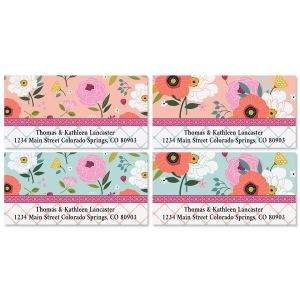 Chic Blooms Deluxe Address Labels (4 Designs)