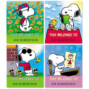 PEANUTS® Personalized Belongs To Labels  (4 Designs)