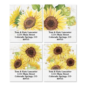 Sunflower Garden Select Address Labels (4 Designs)