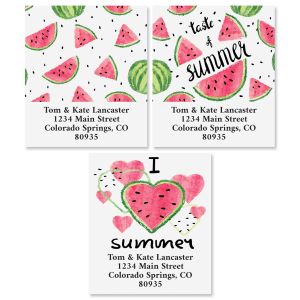 Summer Watermelon Select Address Labels (3 Designs)