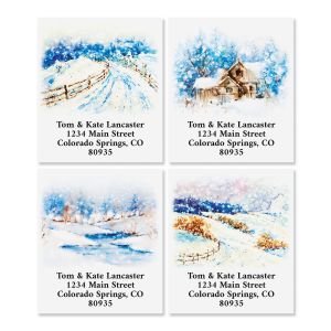 Winter Landscapes Select Address Labels (4 Designs)
