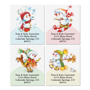 Little Snowman Select Address Labels (4 Designs)