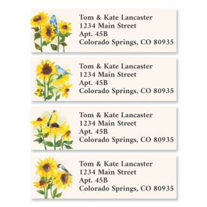 Sunflower Garden Classic Address Labels (4 Designs)