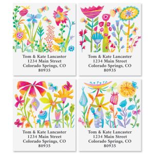 Floral Flutters Select Address Labels (4 Designs)