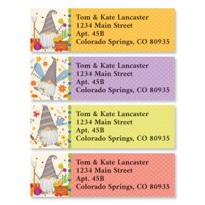 Gardening Gnomes Classic Address Labels (4 Designs)