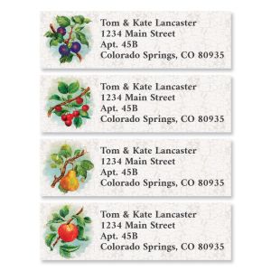 Retro Fruit Classic Address Labels (4 Designs)