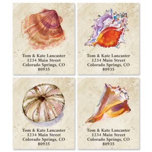 Shell Life Select Address Labels (4 Designs)
