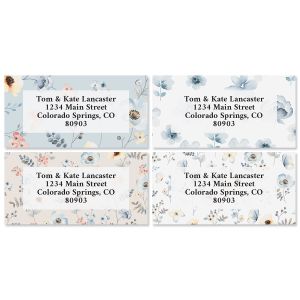 Bonnets Border Address Labels (4 Designs)