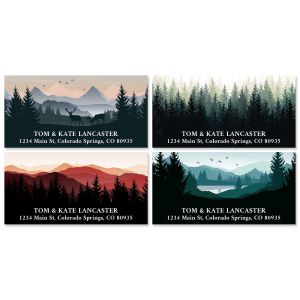 Landscape Deluxe Address Labels (4 Designs)