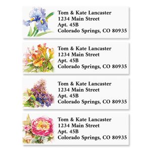 Floral Mirage Classic Address Labels (6 Designs)