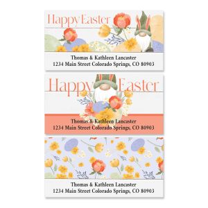 Easter Gnome Deluxe Address Labels (3 Designs)