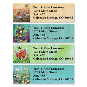 Painted Florals Classic Address Labels (4 Designs)