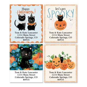 Spooky Meows Select Address Labels (4 Designs)