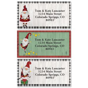 Christmas Dance Border Address Labels (3 Designs)