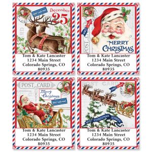 Christmas Greetings Select Address Labels (4 Designs)