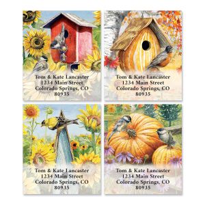 Fall Homes Select Address Labels (4 Designs) 