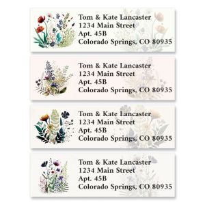 Wildflowers Classic Address Labels (6 Designs) 