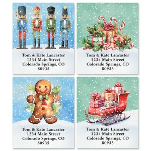 Holiday Joys Select Return Address Labels (4 Designs)