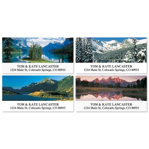 Majestic Peaks Deluxe Address Labels  (6 Designs)