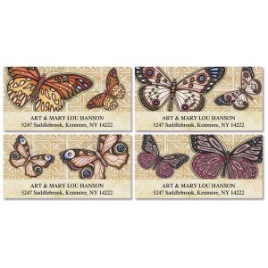 Butterflies  Deluxe Address Labels  (4 Designs)