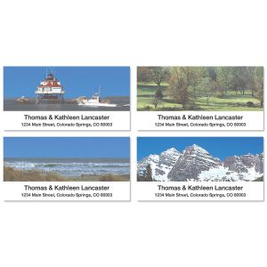 Scenes of America Deluxe Address Labels  (4 Designs)