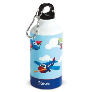 Personalized Airplane Kids' Water Bottle