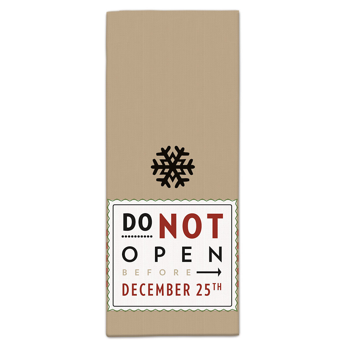 Do Not Open Retro Christmas Kitchen Towel Current Catalog