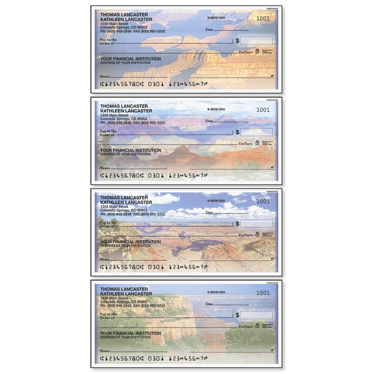 Grand Check Grand Canyon Checks | Current Catalog