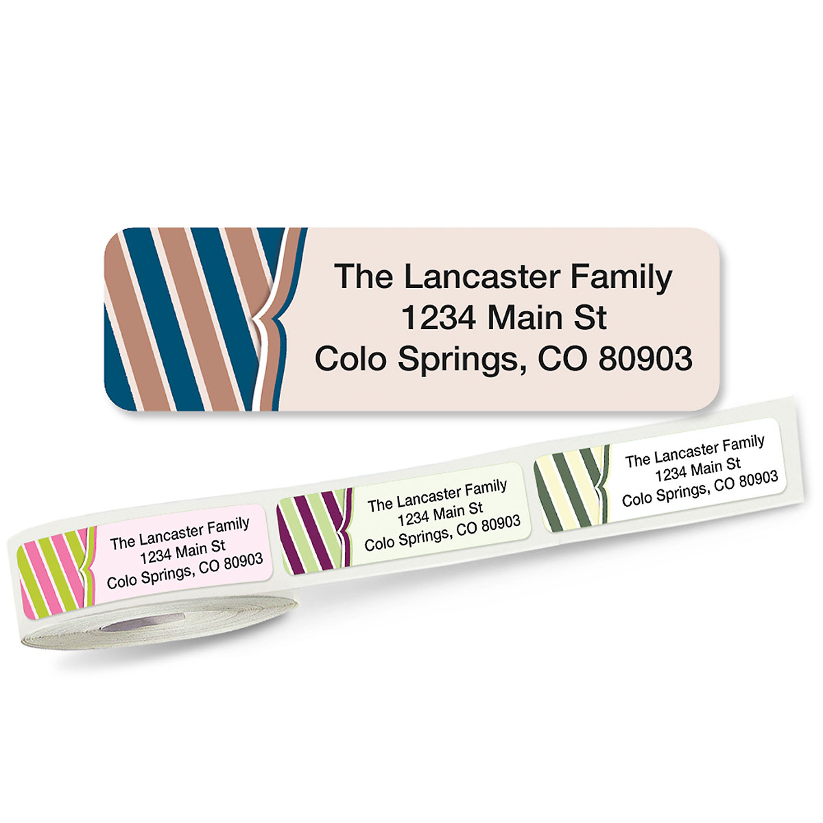 Charming Rolled Address Labels Roll of 500 Current Catalog