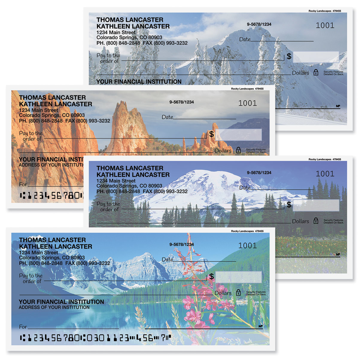 Rocky Mountains Checks Current Catalog