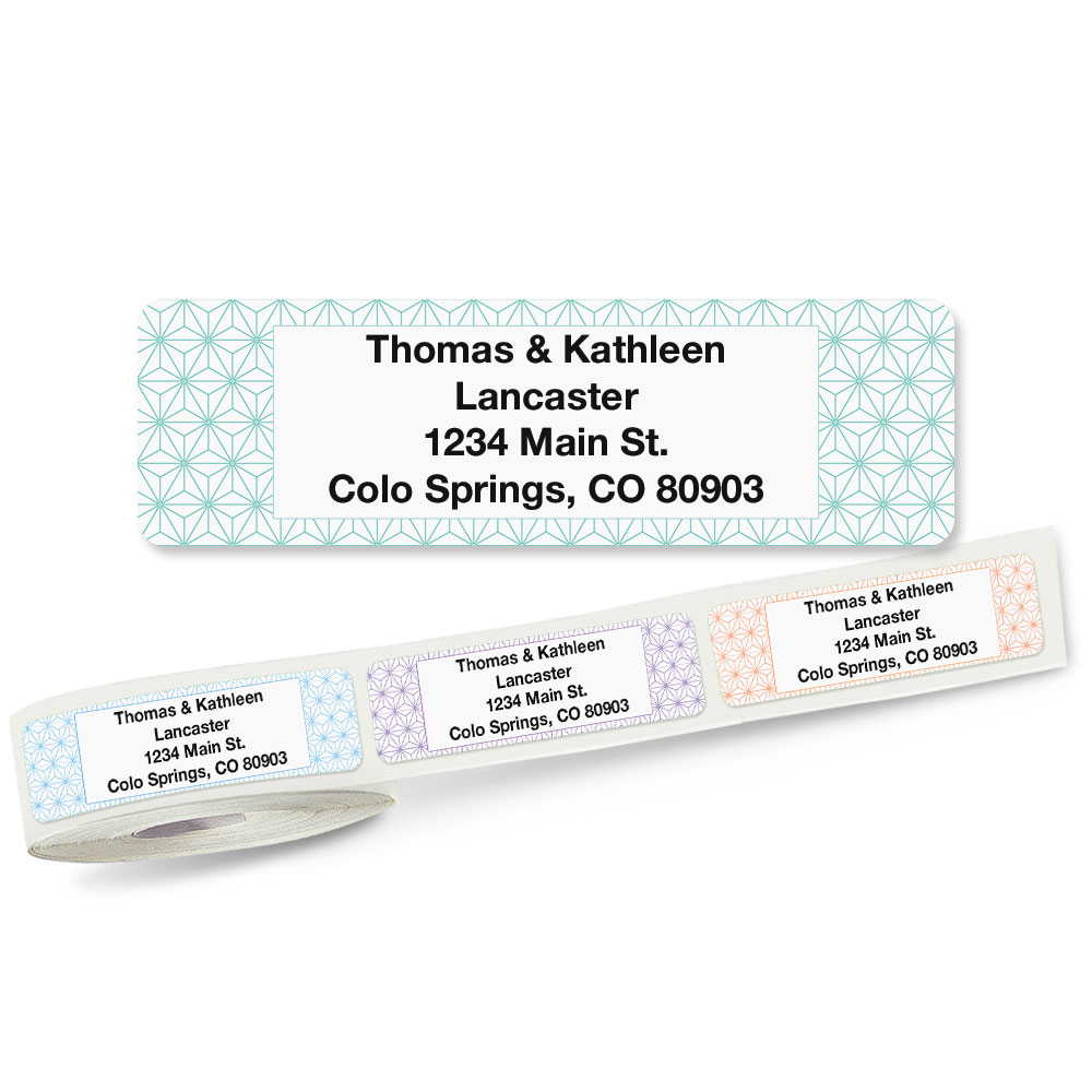 Isometric Rolled Address Labels - Roll of 250 | Current Catalog