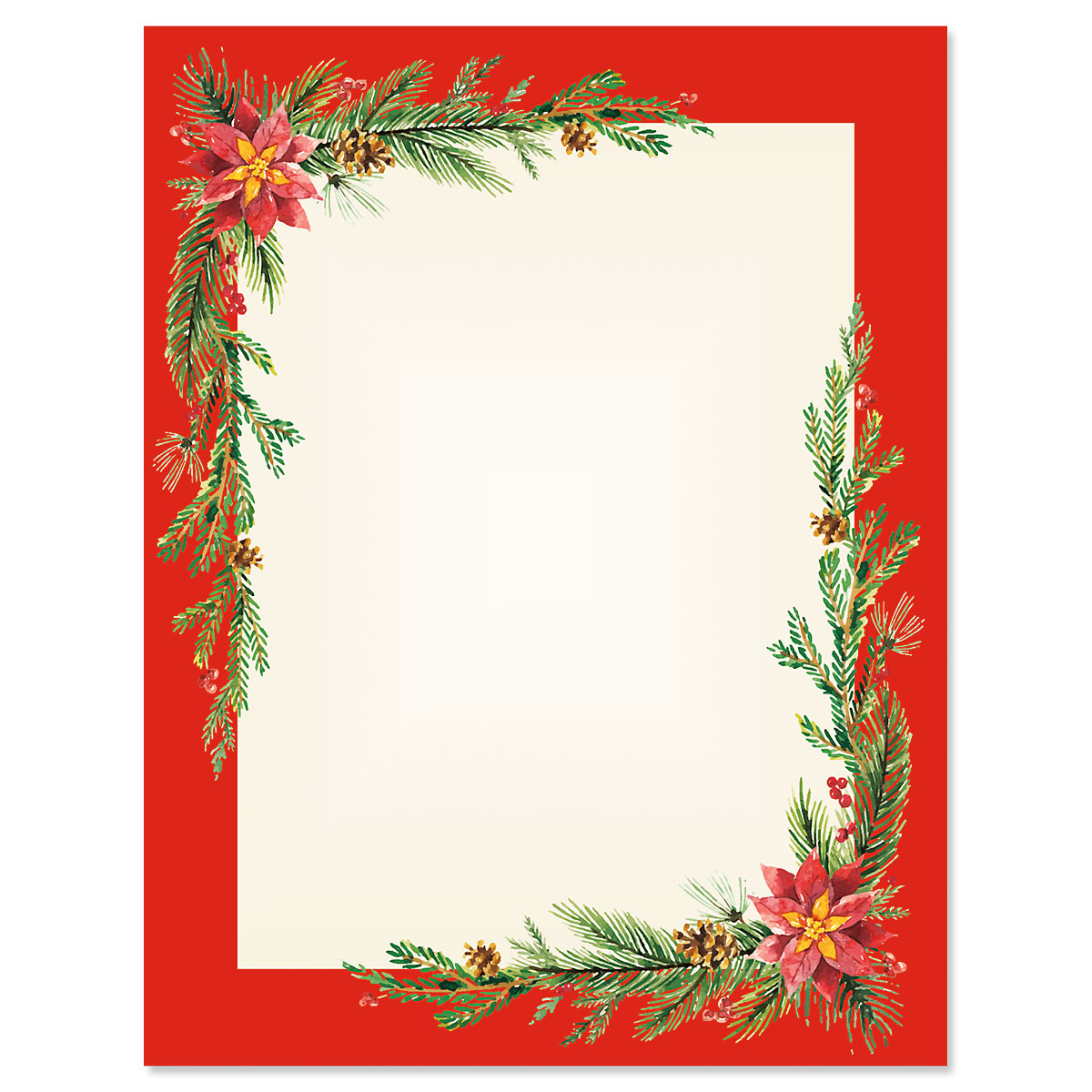 Foliage Frame Christmas Cards