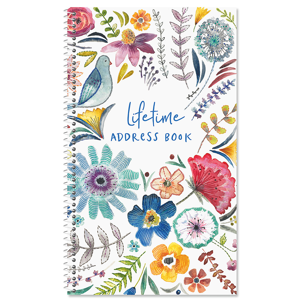 Embroidered Florals Lifetime Address Book | Current Catalog