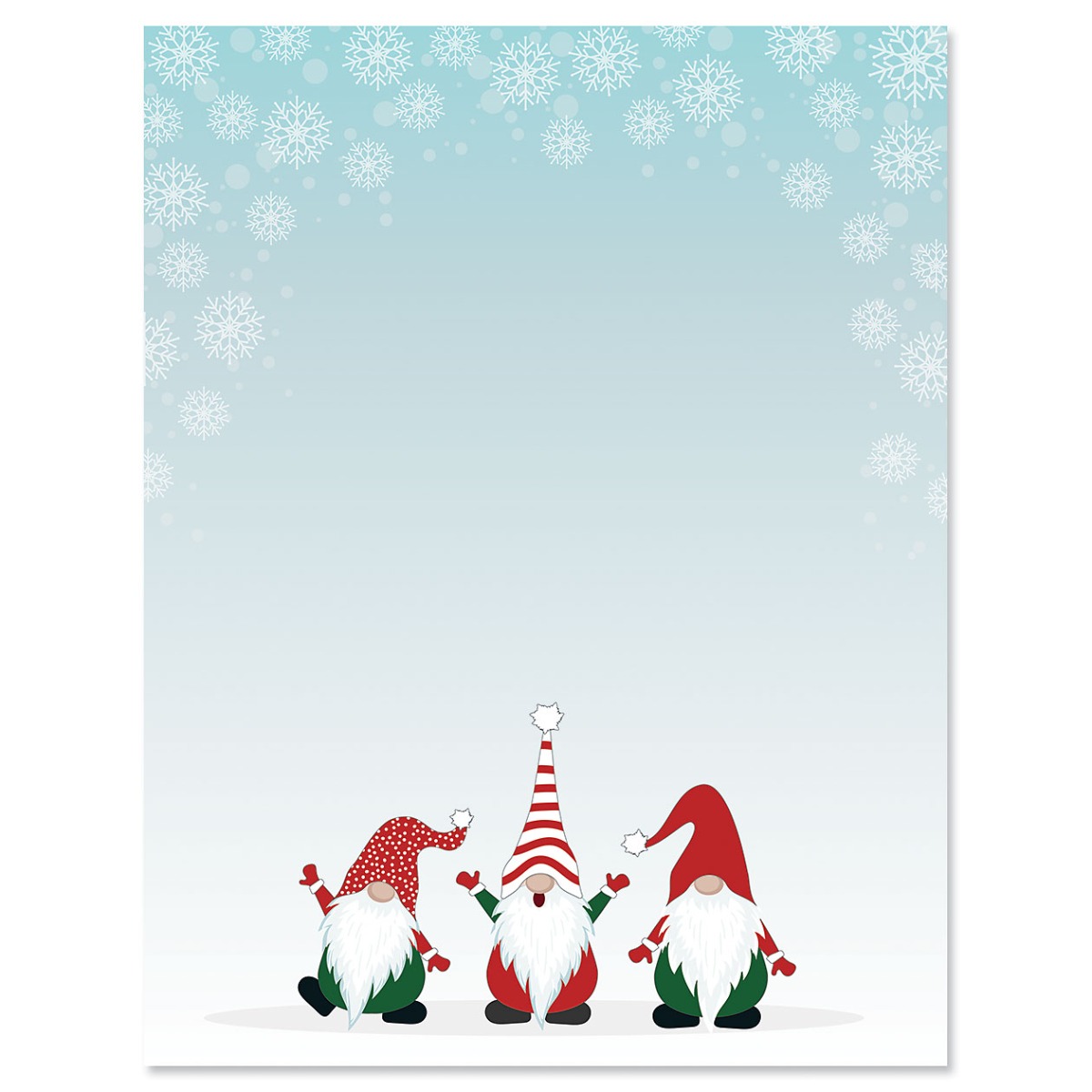 Christmas Gnome Address Labels - Buffalo Plaid